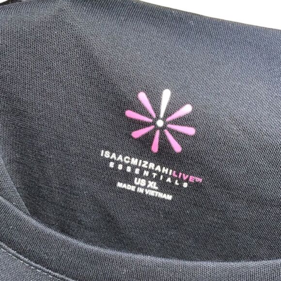 Isaac Mizrahi Live Black Top XL - Picture 3 of 3